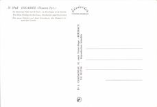 MODERN CARD Heavy the new Bridge on Gave the Basilica and the Cave