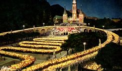 MODERN CARD Heavy Baslilque and the Procession with the Torches