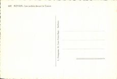 Jardines de CPSM Royan delante del casino