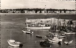 CPSM Royan el puerto y los barcos de los yates