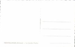 CPSM Montelimar the Public garden