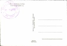 VINTAGE POSTCARD Country cottage of Galibier and the Tunnel