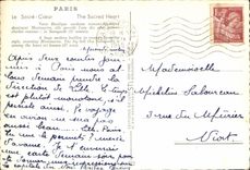 CPSM Paris Le Sacre Coeur Montmartre