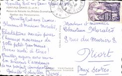 CPSM Bridge With the Ladies Old people s home of the stage actors House of the boarders