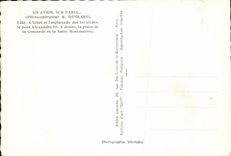 CPSM Paris en el plano L hotel y L explanada del Invalids