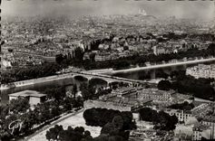 CPSM Paris y su panorama de las maravillas de vista de la torre