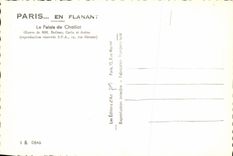 CPSM Paris el paladar de Chalilot