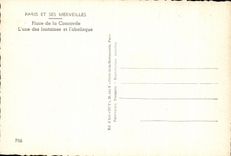 CPSM Paris Its Place of the Harmony L One of the Fountains and L obelisk