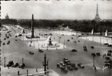 CPSM Paris Places Harmony Eiffel Tower