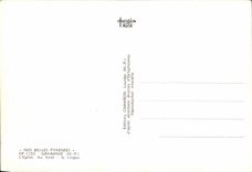 CPSM Gavarnie L Church At the bottom the Circus