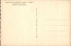 VINTAGE POSTCARD Champagne Pommery Greno Rheims Row of Chalk pits