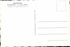 VINTAGE POSTCARD Thonon the Desaix Place