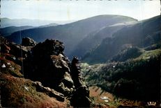 VINTAGE POSTCARD the High Vosges Solid mass of Hohneck