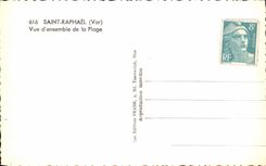 CPSM Saint Raphael Vue d Ensemble de la Plage