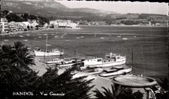 CPSM Bandol Vue Generale Bateaux