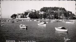 CPSM Bandol Le Port vu de la jetee Bateaux