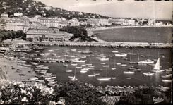 VINTAGE POSTCARD Cannes Seen D Unit taken of the Mount Knight