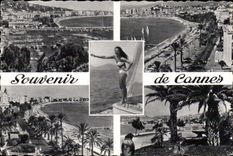 CPSM Souvenir of Cannes