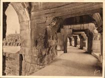 CPSM Nimes Galerie du premier etage Publicite Lansoyl