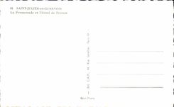 Holy CPSM Julien in Genevese the Walk and I hotel of France