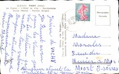 CPA Vichy Le Casino L Hotel de Ville Bourbonnaise Source Hopital Pavillon Sevigne