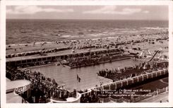 CPA Trouville La reine des plages La plage et la piscine 