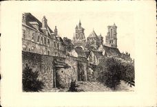 CPSM Laon the cathedral and walls