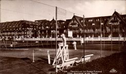 CPSM Deauville La Plage Fleurie Hotel Normandy et les Tennis