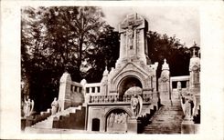CPSM Lisieux the Basilica the way of cross Last station Furnace bridge and martyrdom