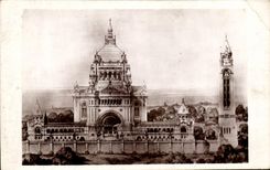 VINTAGE POSTCARD Lisieux the Basilica Project seen D together