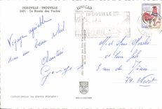 CPSM Deauville Trouville Le Bassin des Yachts