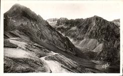 CPSM Pyrenees Ocean Les Hautes Pyrenees Col du Tourmalet Vue Prise