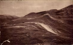 CPA Route Thermale Du Col D Aubisque Le point culminant du col