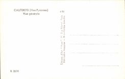 CPSM Hautes Pyrenees Cauterets Vue Generale