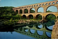 MODERN CARD Provence the Bridge Of Gard