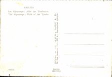 CPSM Arles Alyscamps Gone of the tombs