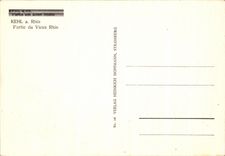 VINTAGE POSTCARD Kehl has the Rhine Partie the Rhine Old man