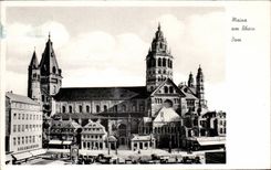 POSTAL MODERNA Dom de Maguncia Rhin