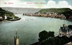 VINTAGE POSTCARD Boppard Filsen Xamp