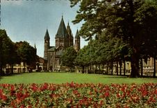 POSTAL MODERNA Dom del und de Maguncia Rhin Fischtorplatz