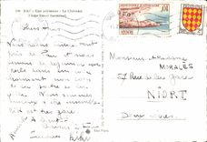 MODERN CARD Pau Seen air the Castle