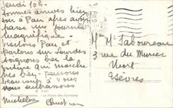 MODERN CARD Pau Places Clemenceau the Palate Of the Pyrenees