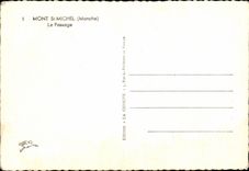 MODERN CARD Mount St Michel the Passage