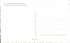 MODERN CARD Holy Julien In Genevese the Walk and L Hotel of France