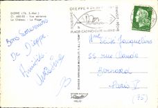 CPM Dieppe Vue Aerienne Le Chateau 