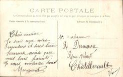 VINTAGE POSTCARD Rheims L Town hall