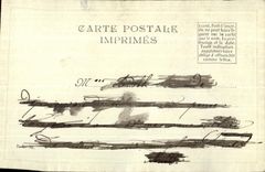 Las flores de las palomas de Fantaisie de la POSTAL de la VENDIMIA piensan me tienen