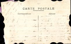 VINTAGE POSTCARD Fantaisie Friendship Anchors of navy