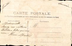 CPA Doux Souvenir Papillon 