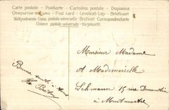 VINTAGE POSTCARD To remember Friendship Child